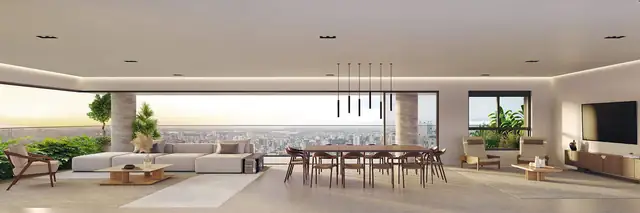 Living com vista aberta, Bela Vista, Porto Alegre